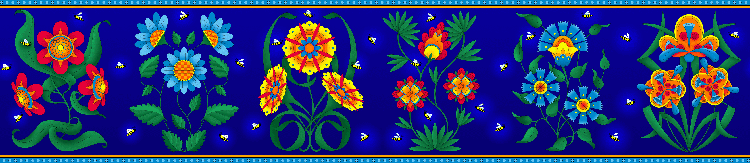 Fancy Blooms Border