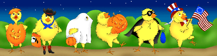 Halloween Chicks Parade